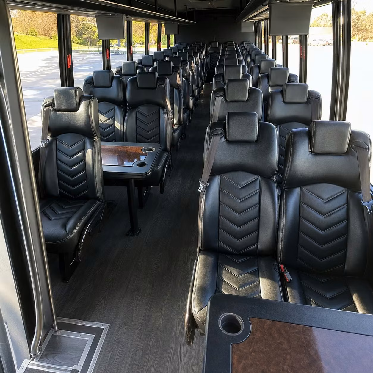 25 passenger minibus inside
