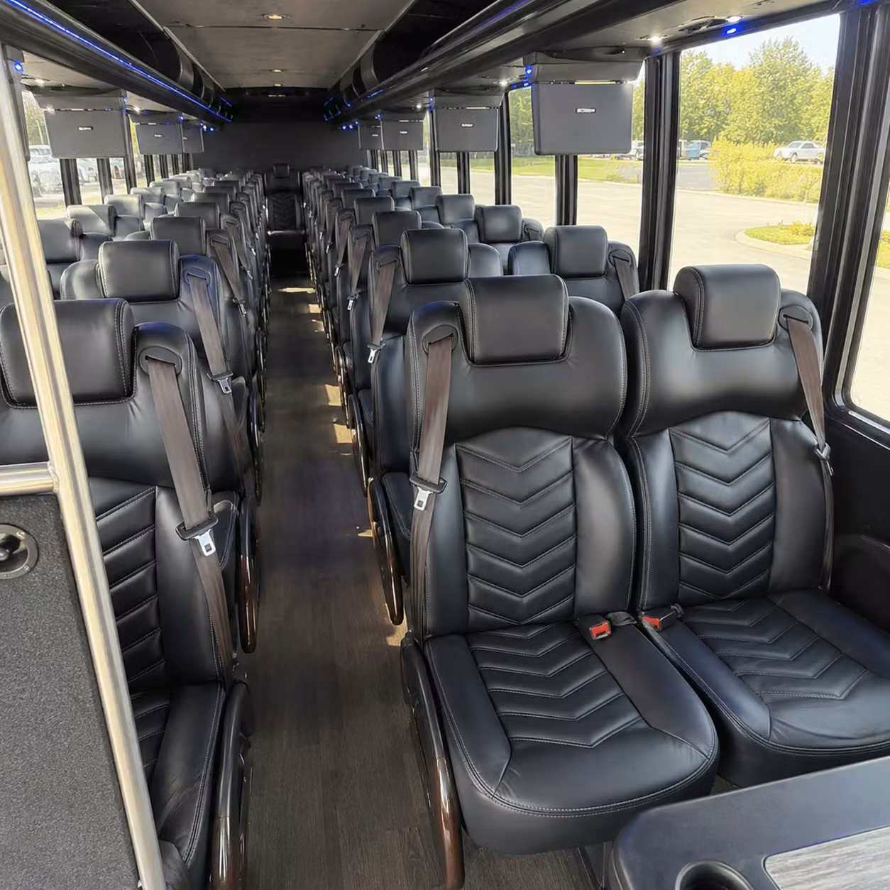35 passenger minibus interior